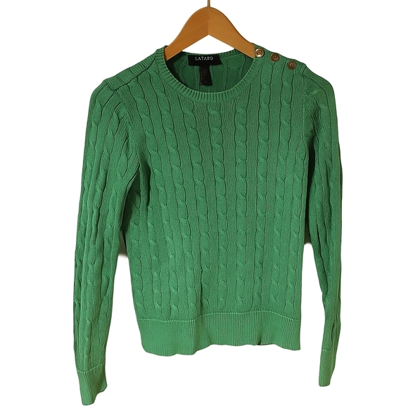 Green Ralph Lauren Sweater XS - Picture 1 of 10